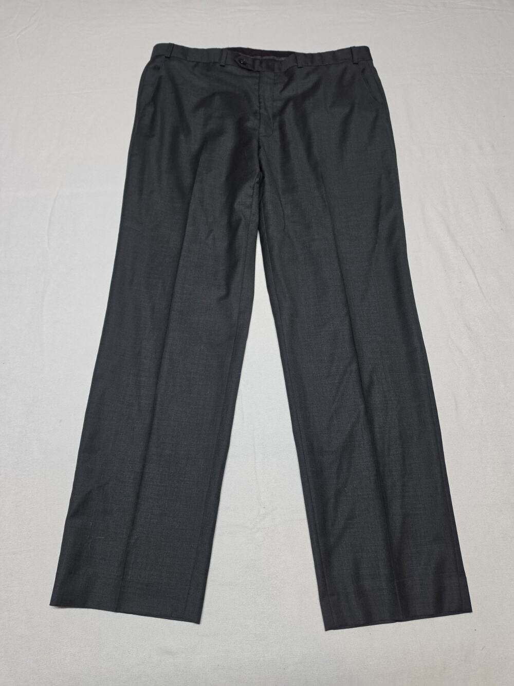 lauren ralph lauren mens dress pants Charcoal Grey 38x32 100% Wool